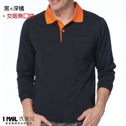 P30-日系風長袖POLO衫(共8色)/100%polyester 