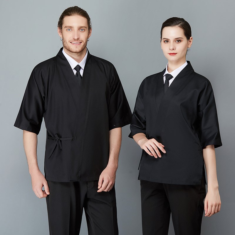 H02-128日式廚師服/白色