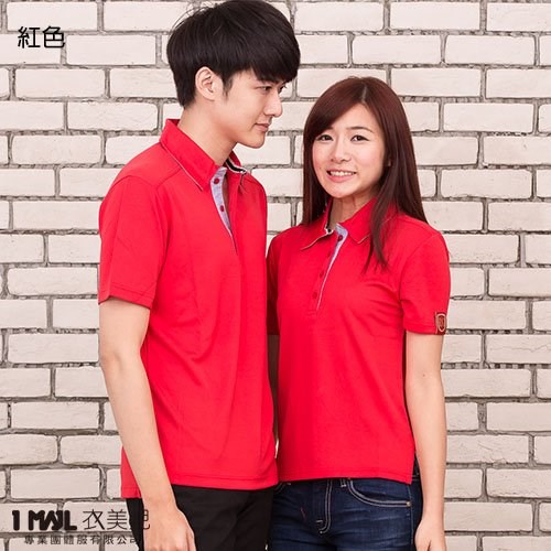 P4-牛津領排汗短POLO/鐵灰