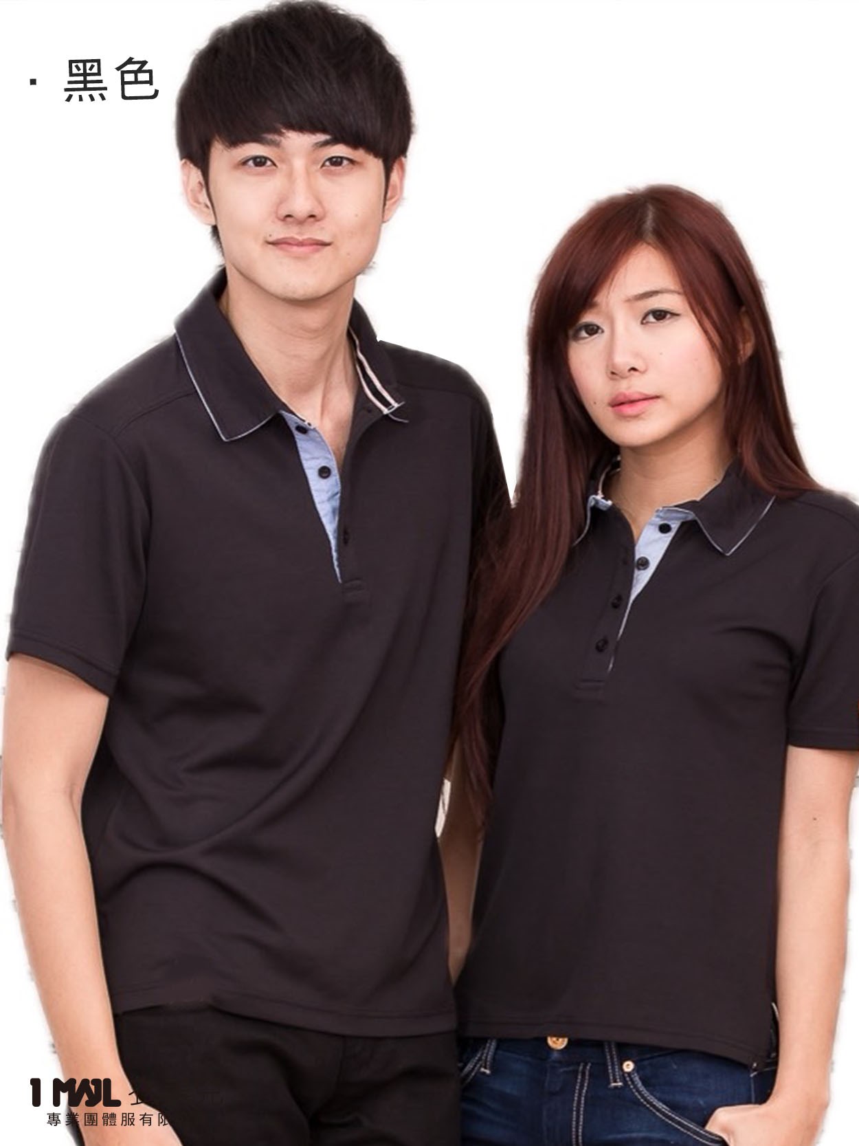 P4-牛津領排汗短POLO/鐵灰