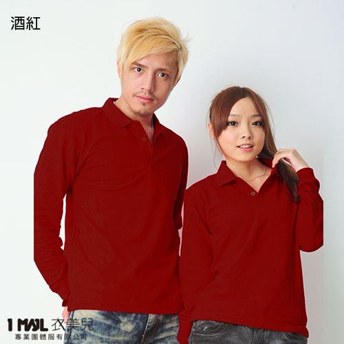 P24-基本款棉長POLO(共22色)/網眼棉布