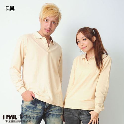 P24-基本款棉長POLO(共22色)/網眼棉布
