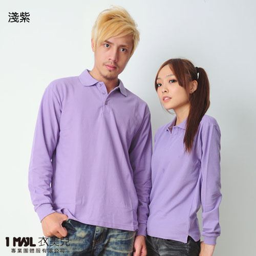 P24-基本款棉長POLO(共22色)/網眼棉布