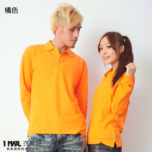 P24-基本款棉長POLO(共22色)/網眼棉布