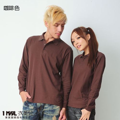 P24-基本款棉長POLO(共22色)/網眼棉布