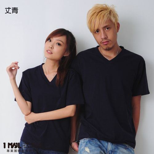 (棉)T5-V領棉短T / 共15色