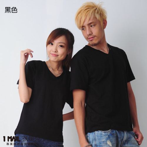 (棉)T5-V領棉短T / 共15色