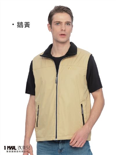 (厚)CNP42-刷毛保暖背心/鵝黃