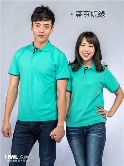 P42-經典網眼棉短POLO(蒂芬妮綠)/網眼棉